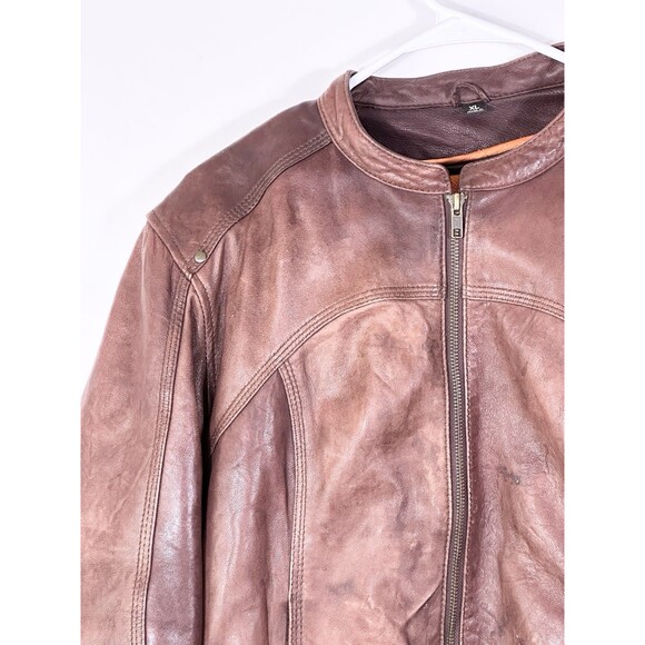 First Classics Brown Leather Vintage Jacket Men’s XL Classic Leather Gear - Picture 5 of 14